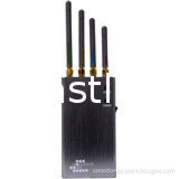 Handheld Portable Gps Signal Jammer / Blocker Est-808ke For Conference Room
